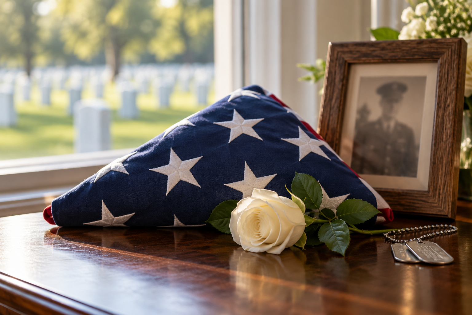 veterans funeral benefits and calverton national cemetary burial