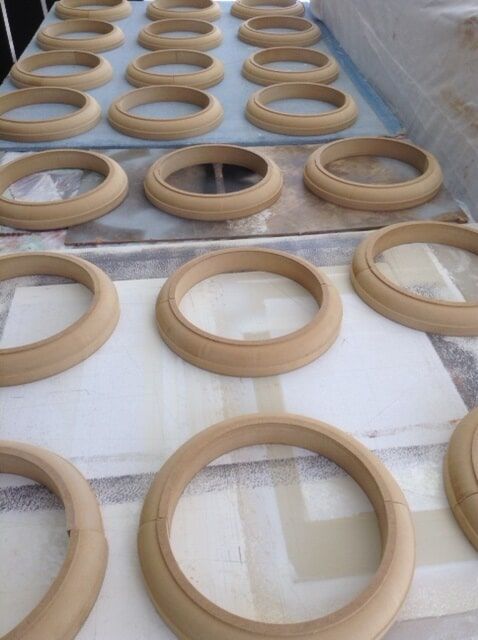 Hand Painted Faux Marble Columns — Artizans International Specialised Paint Finishes in Robina, QLD