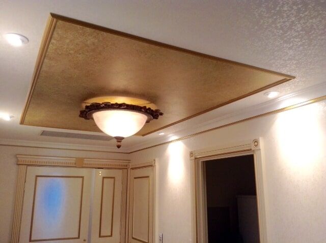 Elegant Light On The Ceiling — Artizans International Specialised Paint Finishes in Robina, QLD