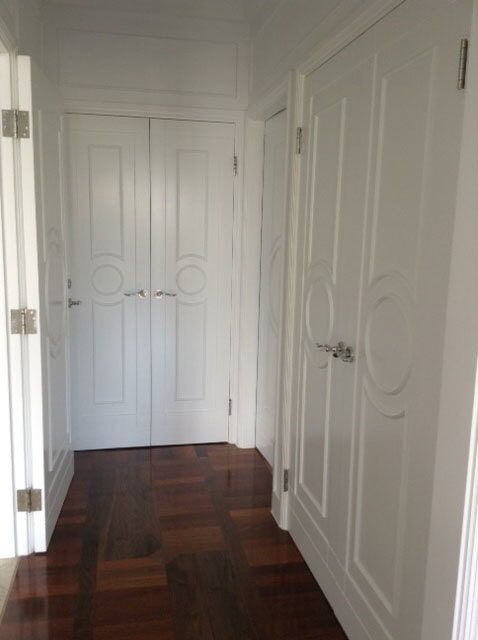 White Paint Of The Doors — Artizans International Specialised Paint Finishes in Robina, QLD