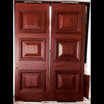 Wooden Marron Door — Artizans International Specialised Paint Finishes in Robina, QLD