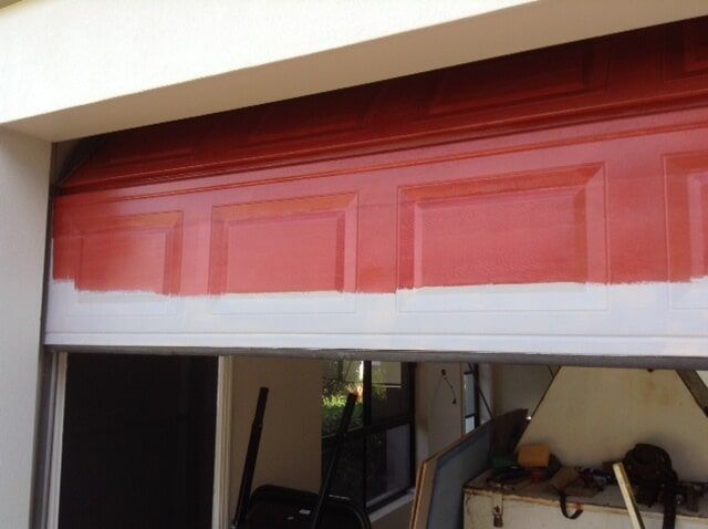 Painting The Garage — Artizans International Specialised Paint Finishes in Robina, QLD