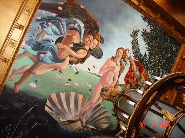 Italian Artwork On A Ceiling — Artizans International Specialised Paint Finishes in Robina, QLD