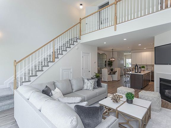 The Stony Brook- Living room and stair case