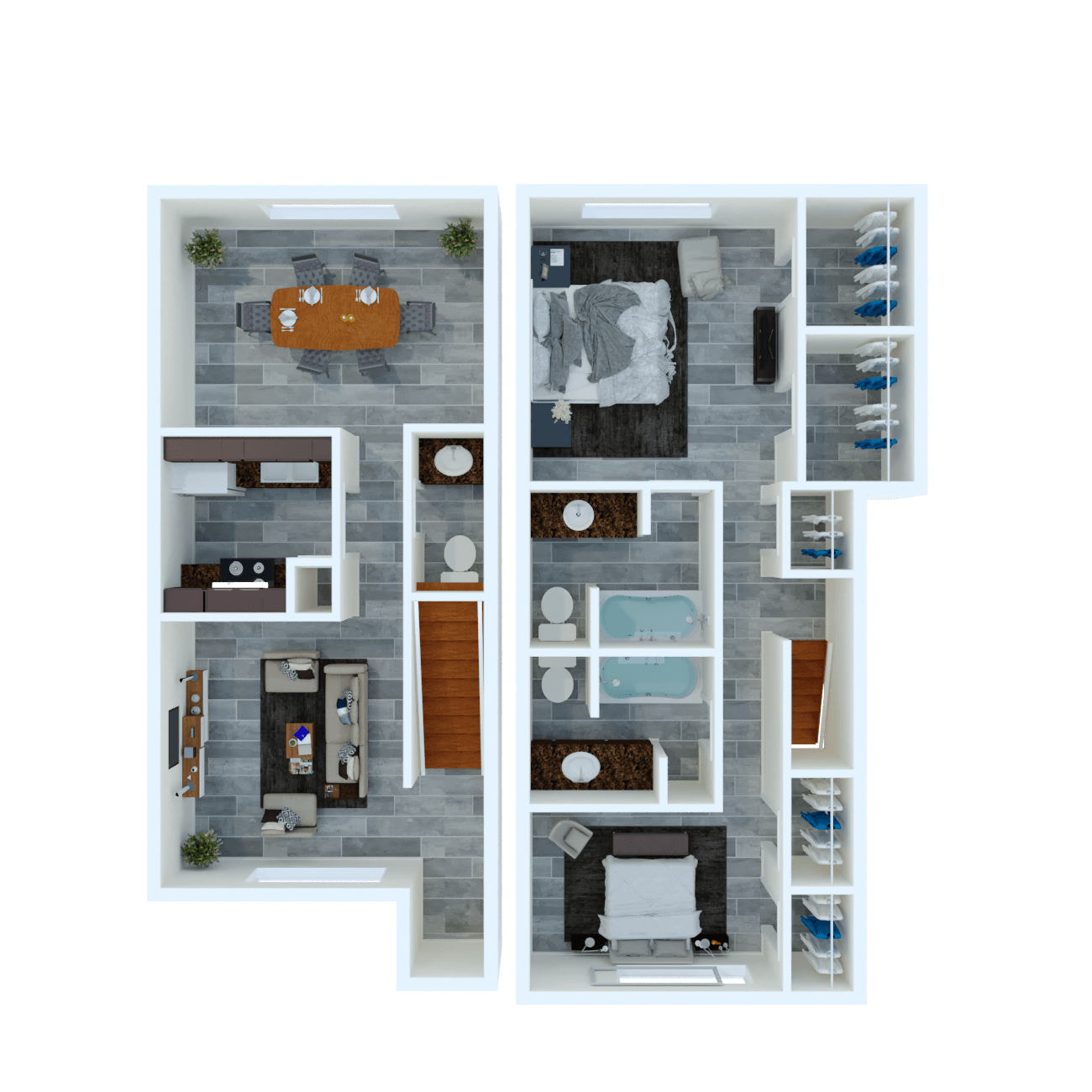 GIA Spring Branch TwoStory Townhouses for Rent in Spring Tx