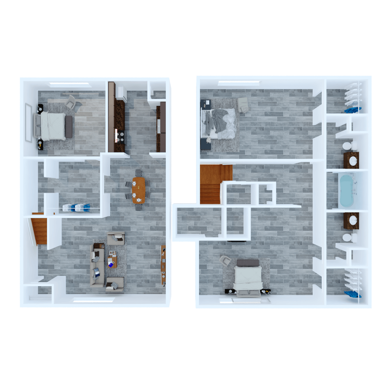 GIA Spring Branch TwoStory Townhouses for Rent in Spring Tx