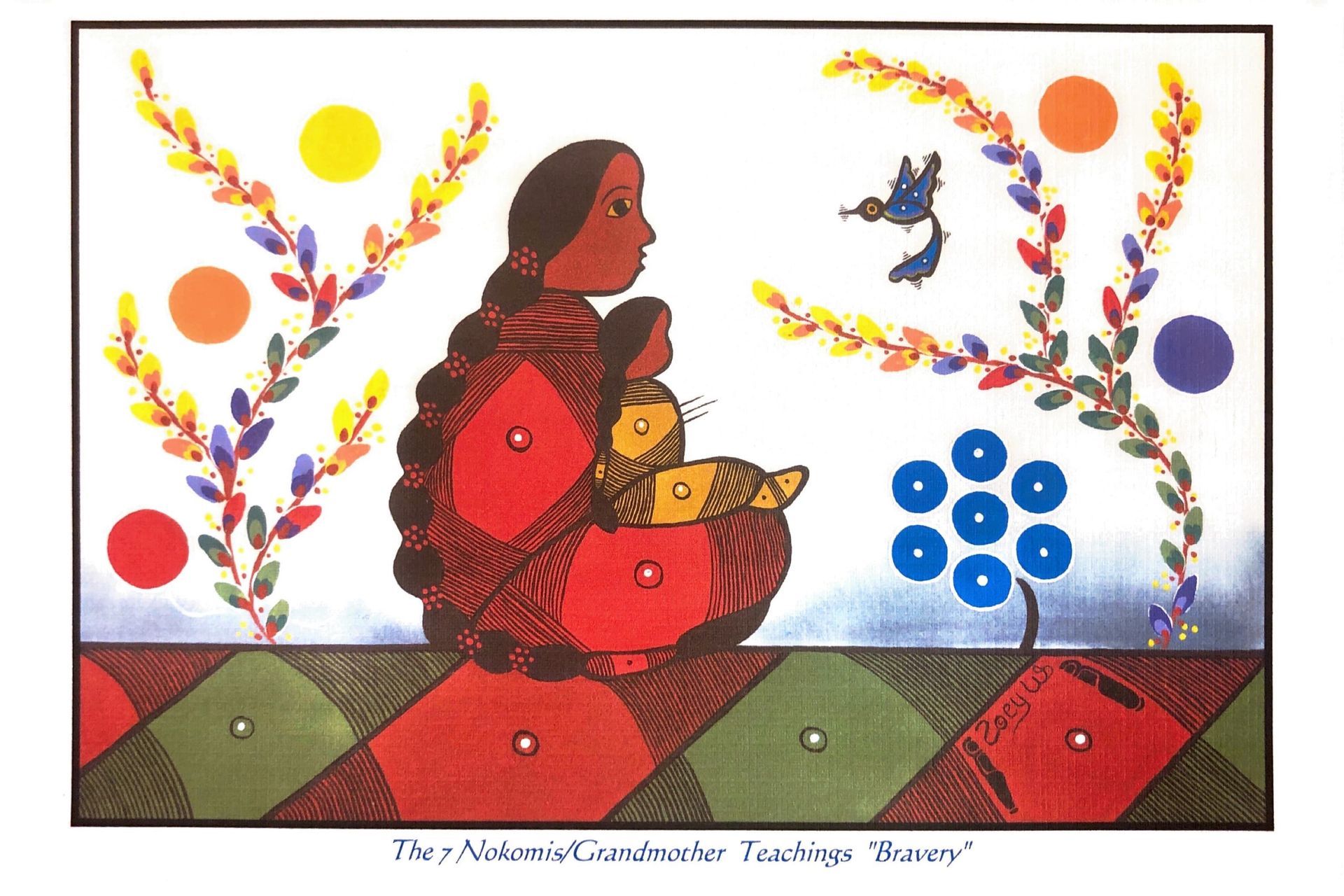 Our core values reflect the Seven Grandmother Teachings—Humility, Honesty, Love, Respect, Bravery, Wisdom, and Truth 
