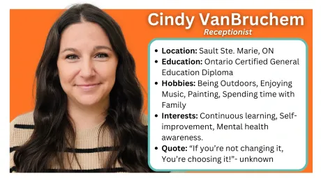 This is Cindy VanBruchem receptions and social marketing assistant at Spark Rehab.