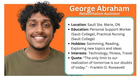 Serving Northern Ontario: Sault Ste. Marie, Sudbury & Espanola. Rehab Assistants support independence in daily life.