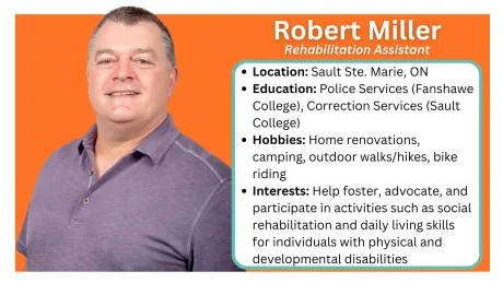 Serving Northern Ontario: Sault Ste. Marie, Sudbury & Espanola. Rehab Assistants support independence in daily life.