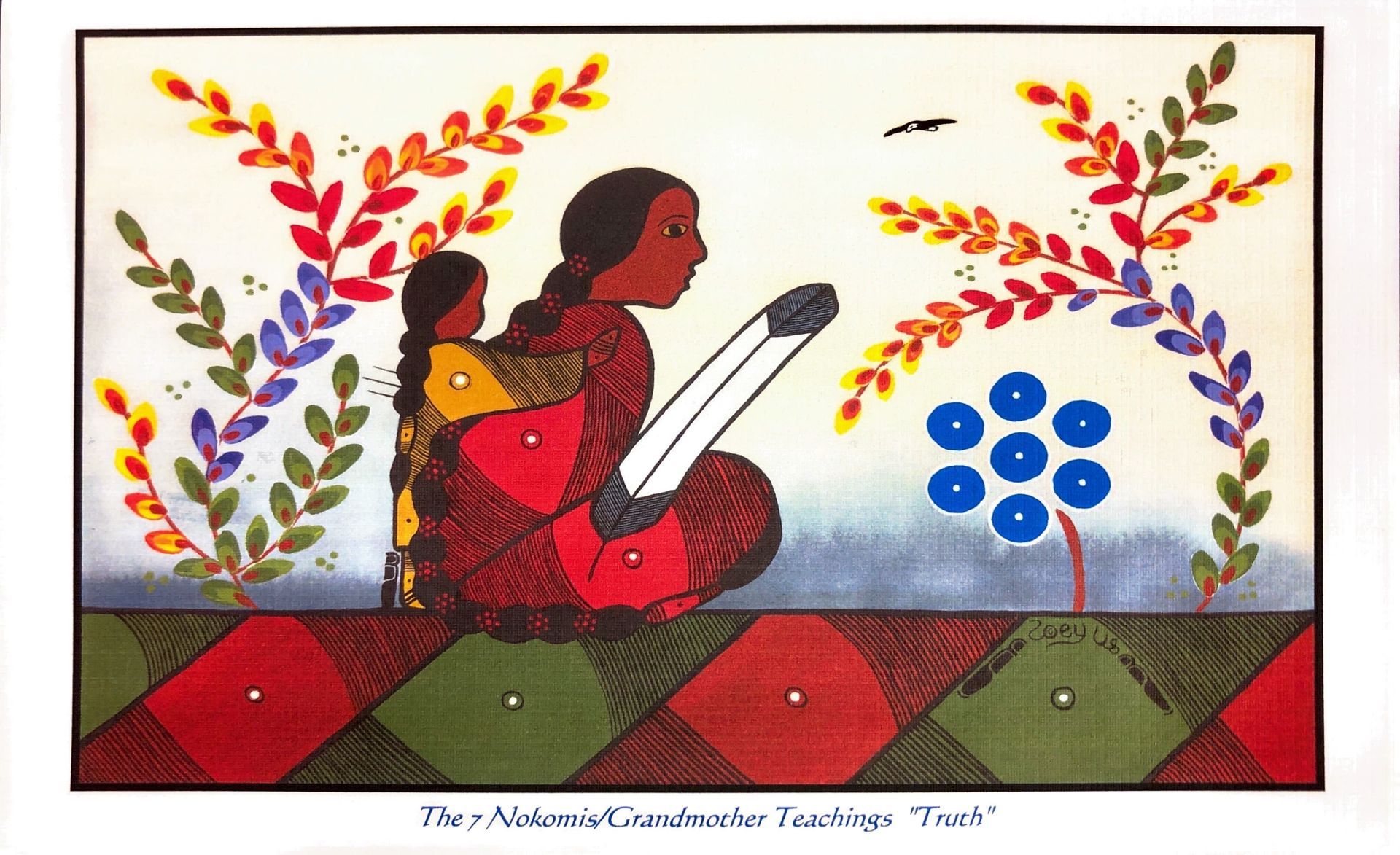 Our core values reflect the Seven Grandmother Teachings—Humility, Honesty, Love, Respect, Bravery, Wisdom, and Truth 