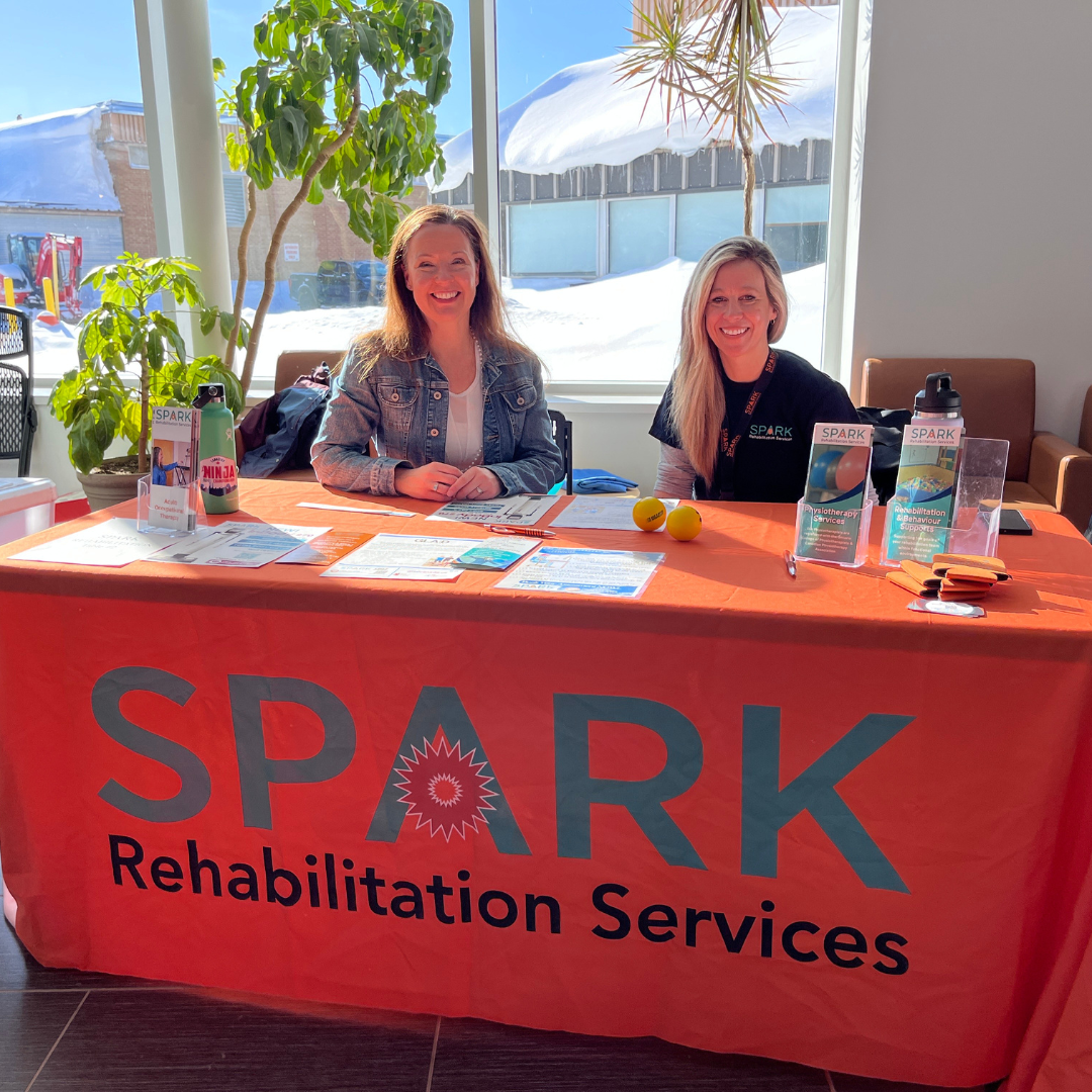 Spark Rehab attended Stomp the Stress at Sault College, promoting stress management, physical activity, & mental well-being.