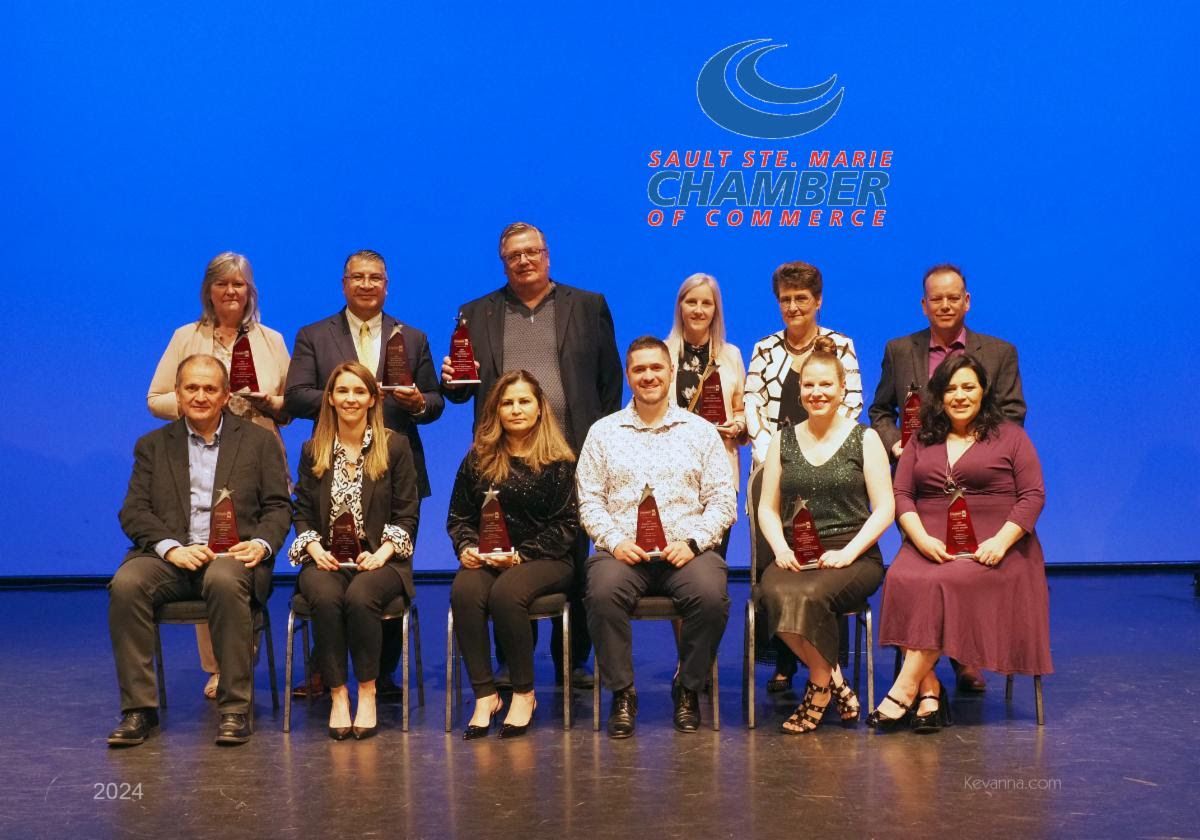Spark Rehab wins 2024 Employer of the Year Award at Sault Ste. Marie Chamber of Commerce, celebrating team excellence.