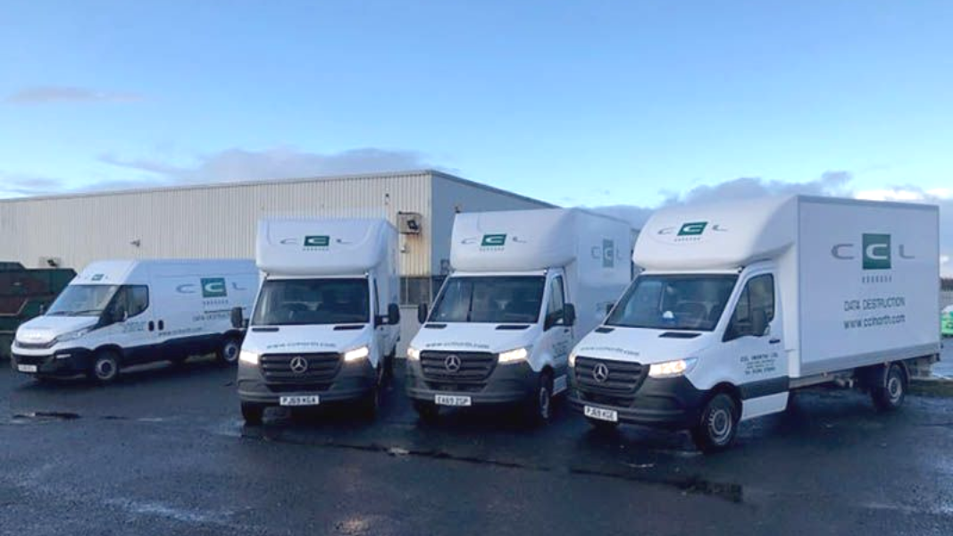 feelt of low-emission vans that are GPS-tracked in Ayrshire