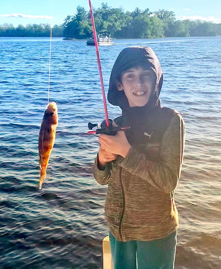 Fish caught on Big Sandy Lake.