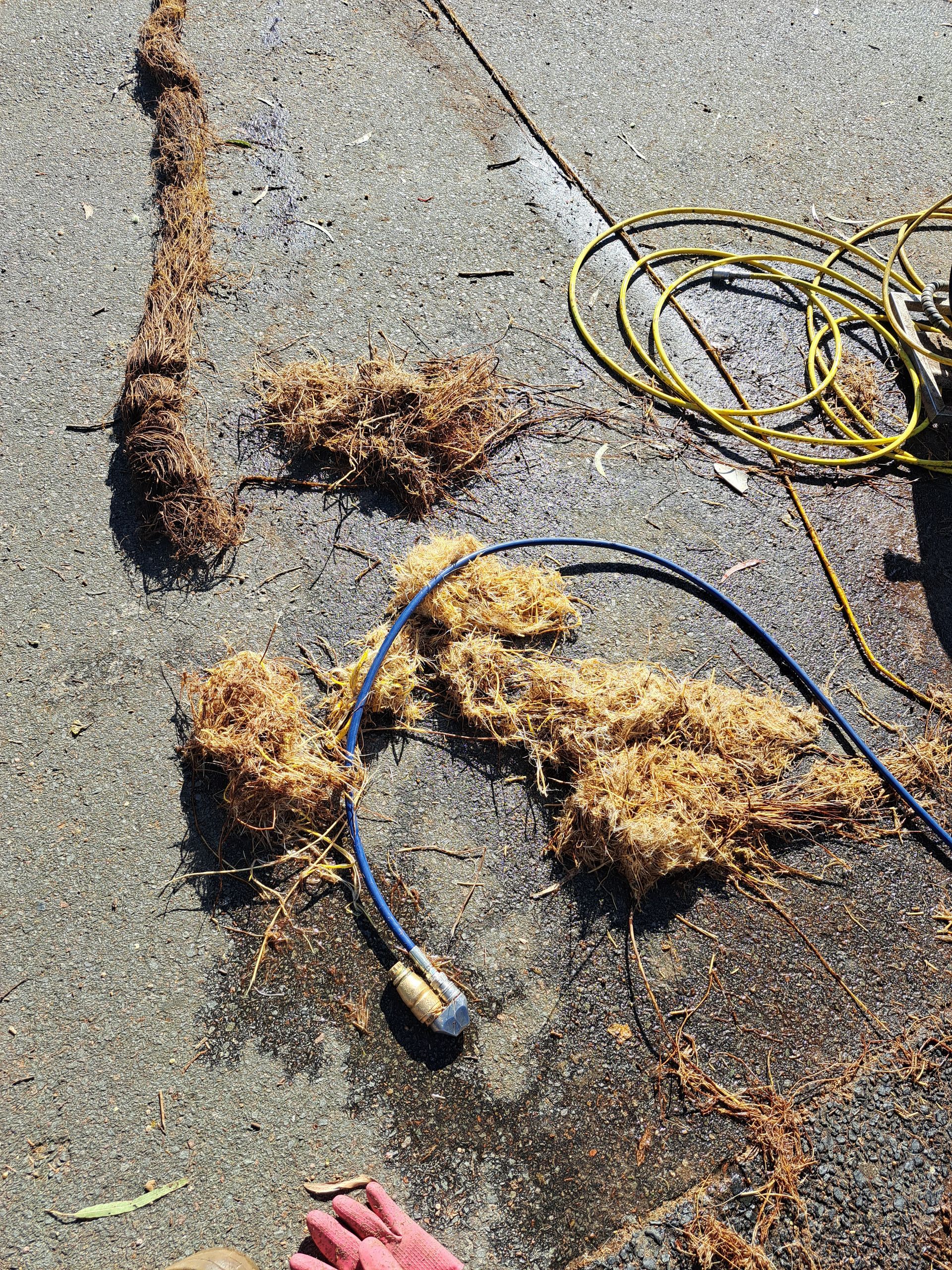 Blocked drain being cleaned — All About Quality Plumbing Services In Lake Macquarie, NSW