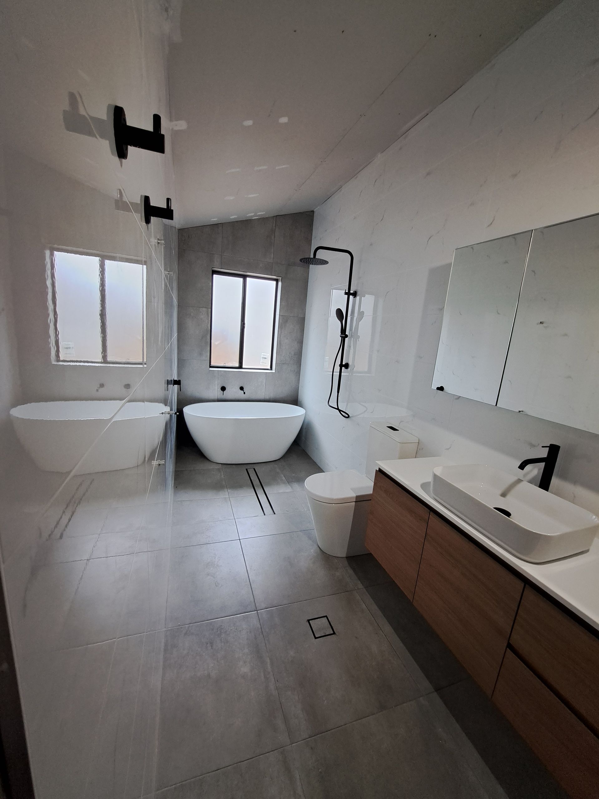 Bathroom recently renovated — All About Quality Plumbing Services In Halekulani, NSW