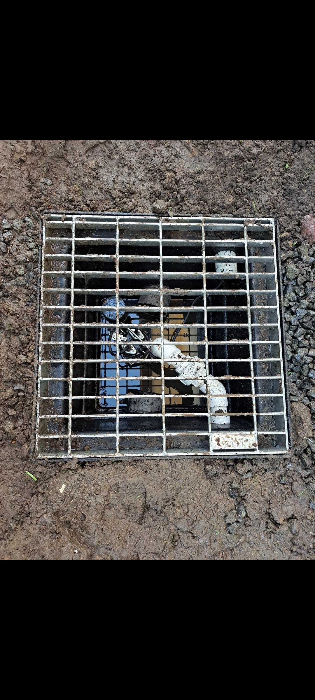 Backyard drain and plumbing hole — All About Quality Plumbing Services In Halekulani, NSW
