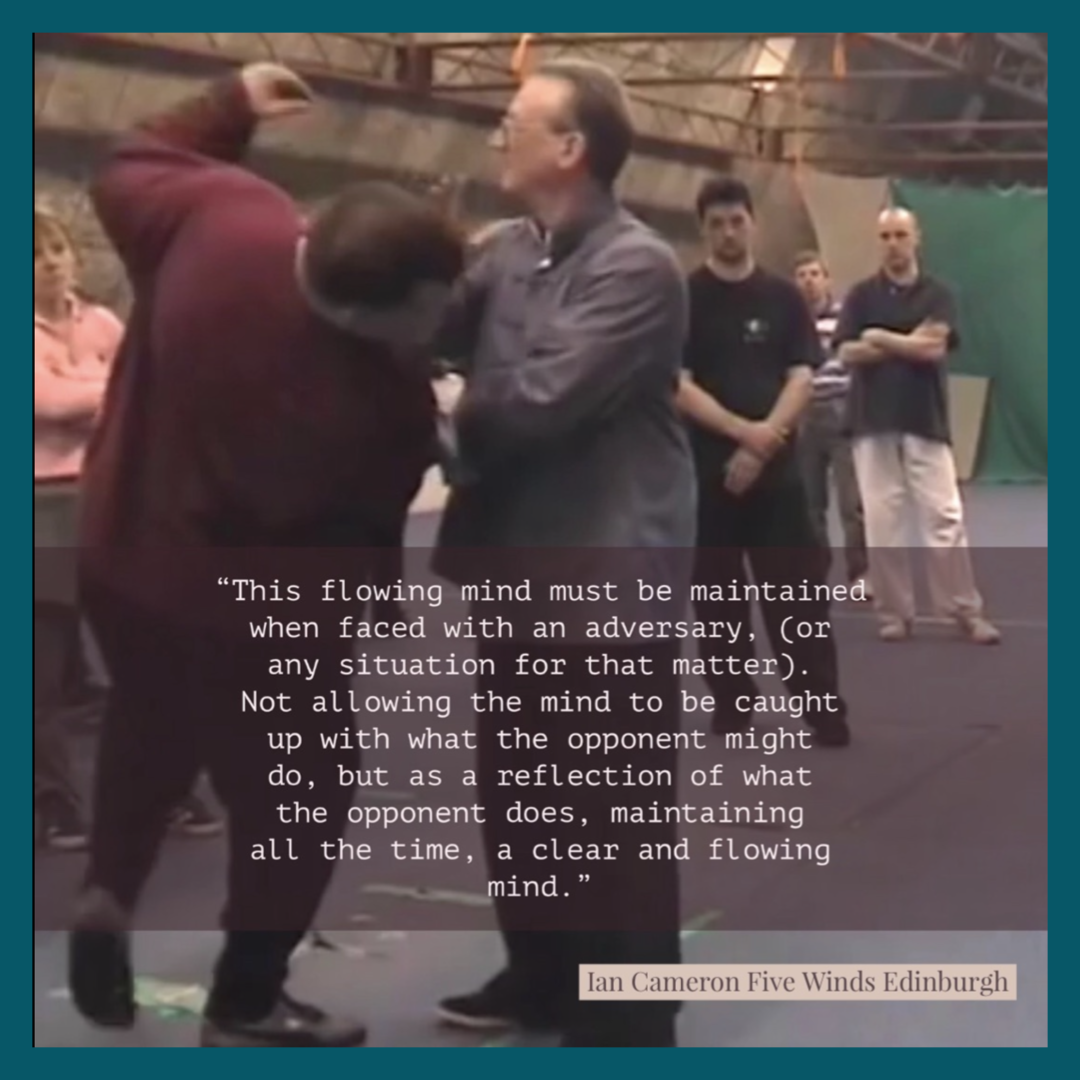 A quote from ian cameron five winds Tai Chi Chuan Edinburgh edinburgh
