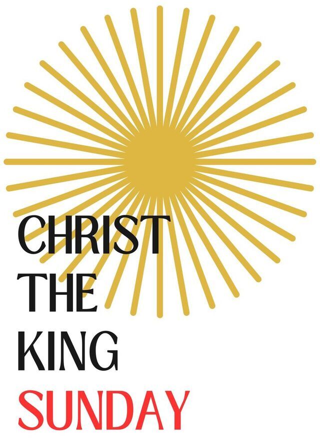 A golden sunburst icon above the text