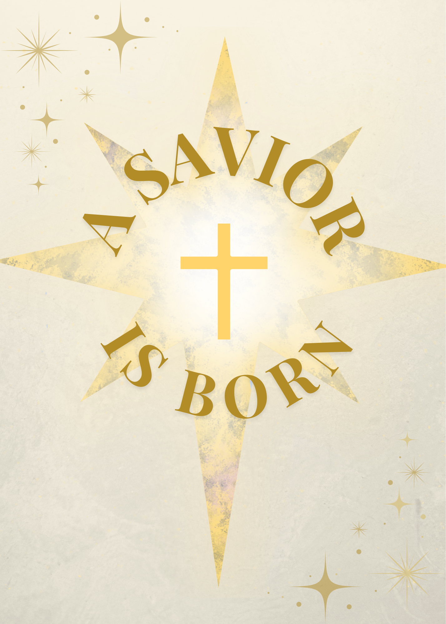 Gold text