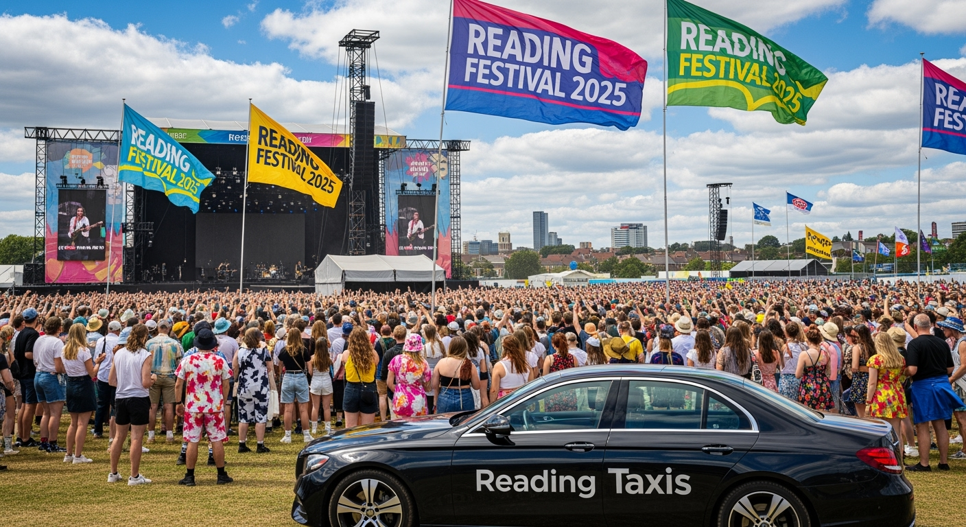 Reading Festival 2025 Reading Taxis