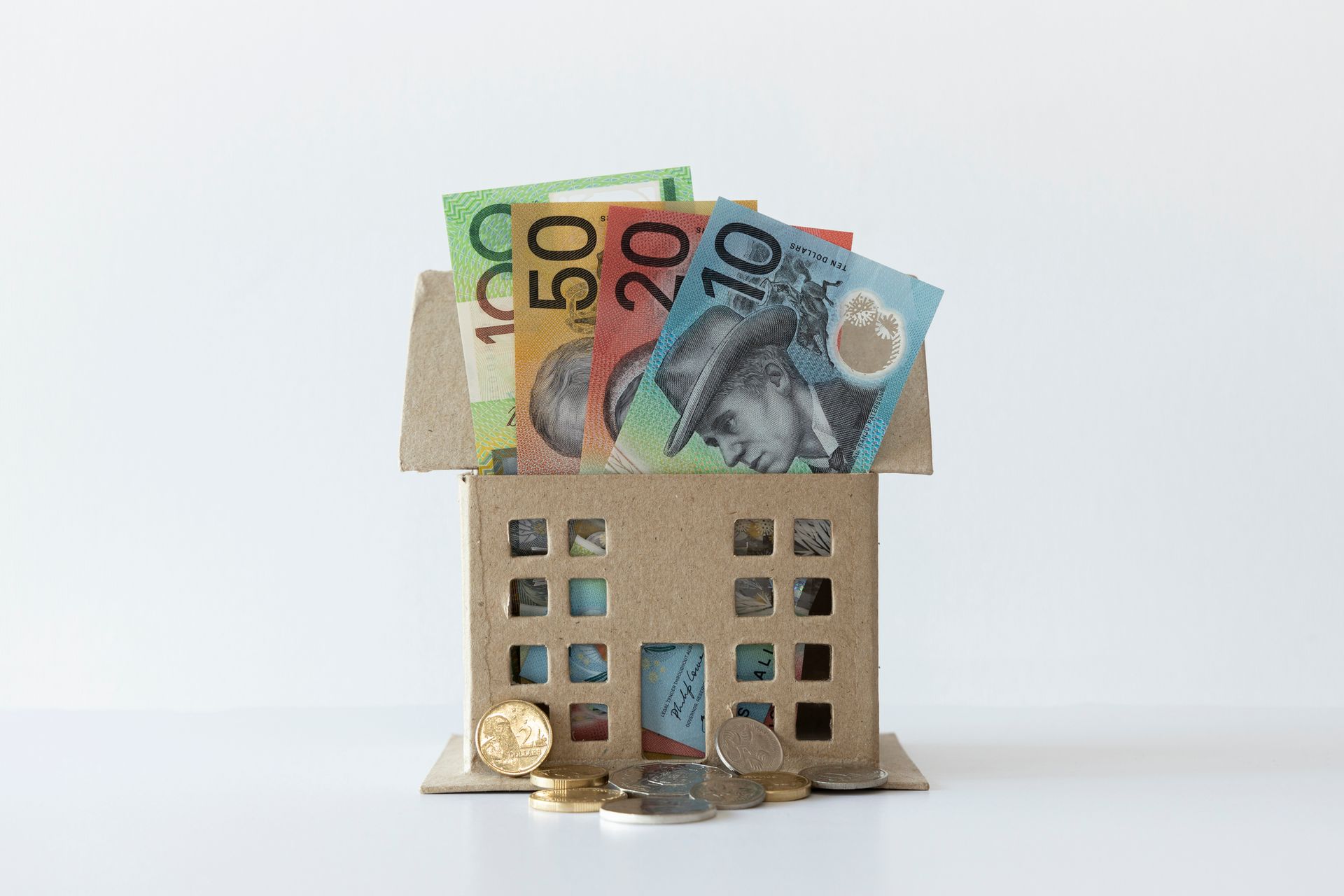 A jar filled with gold coins and a note that says `` after retirement ''.