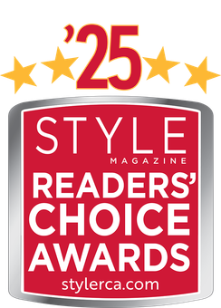 Readers Choice award logo for best thai restaurant 2025