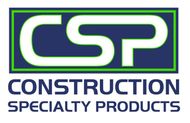 Logo for Construction Specialty Products: white 