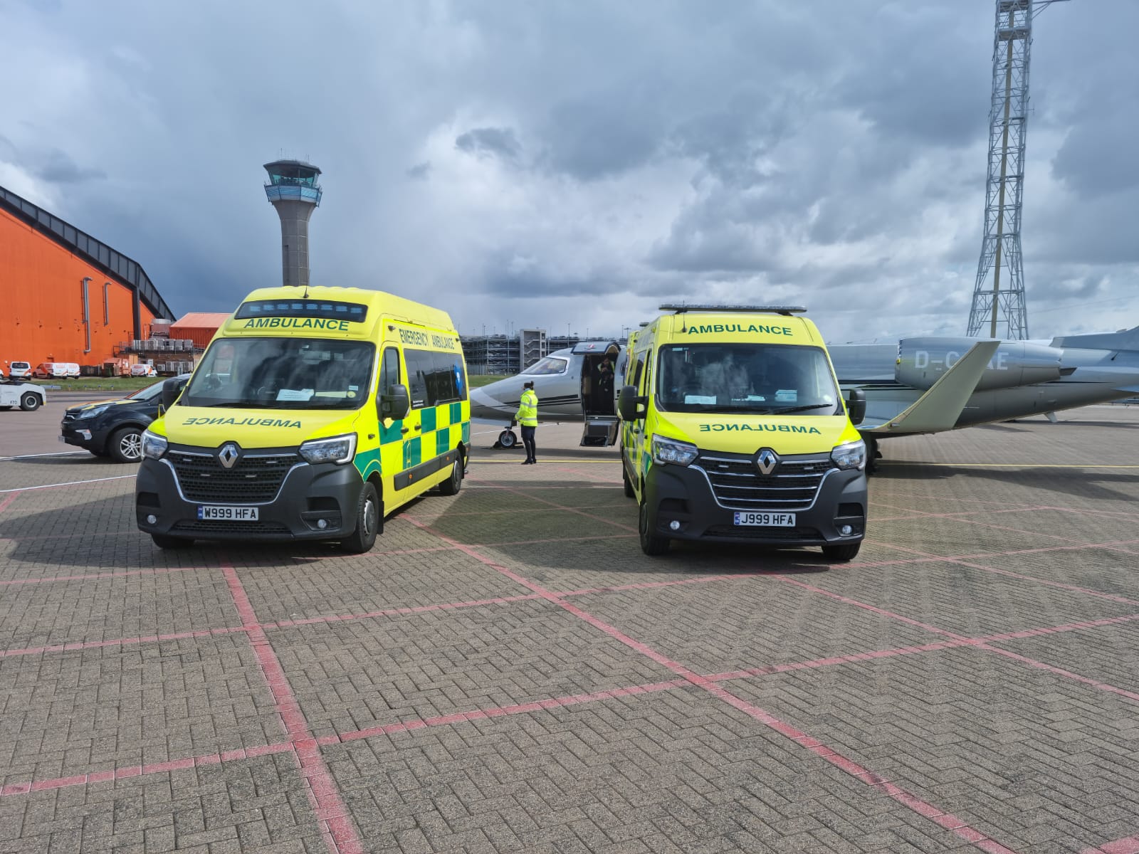 Hearts First Ambulance Service vehicle