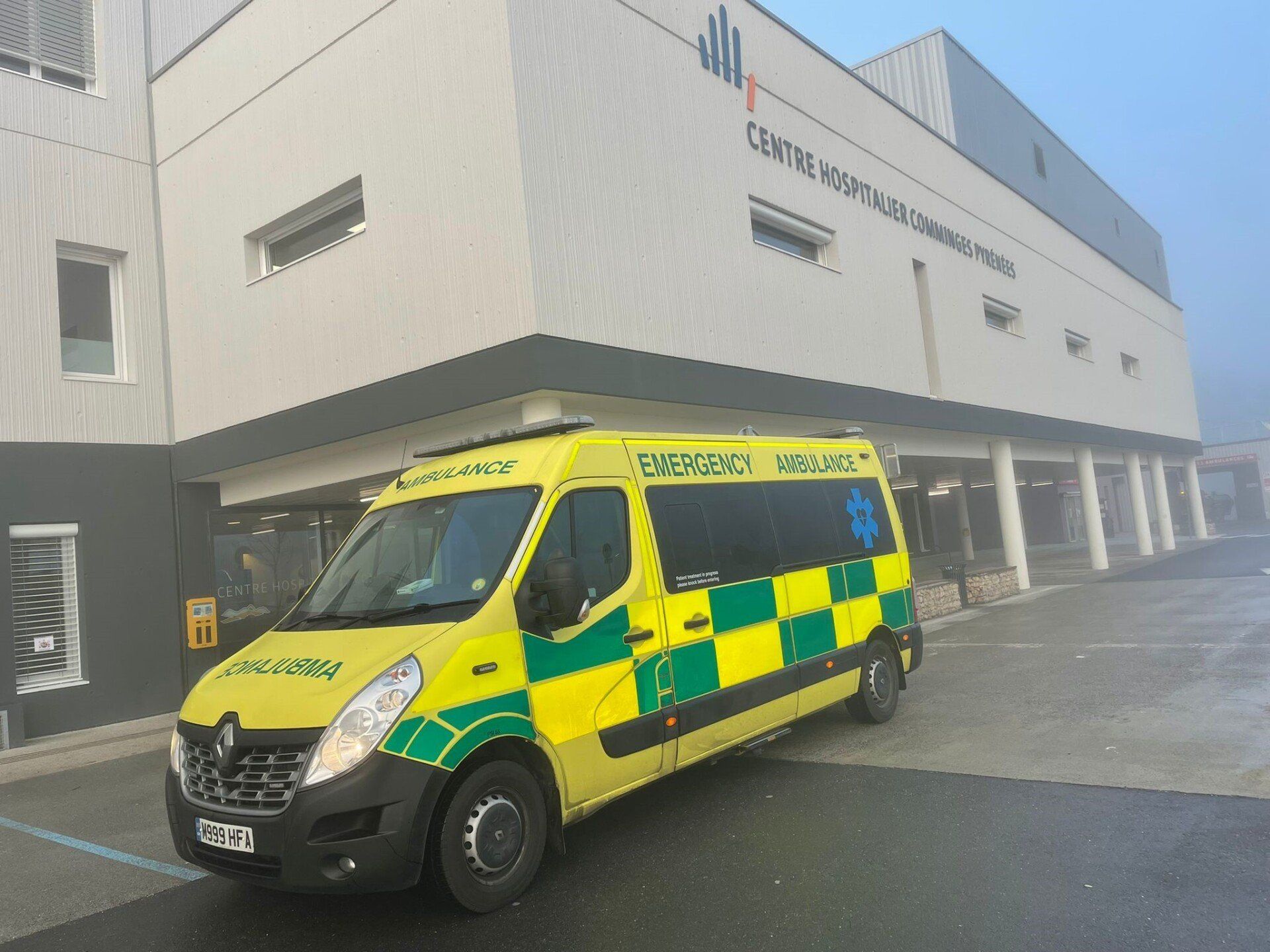 Hearts First Ambulance Service vehicle