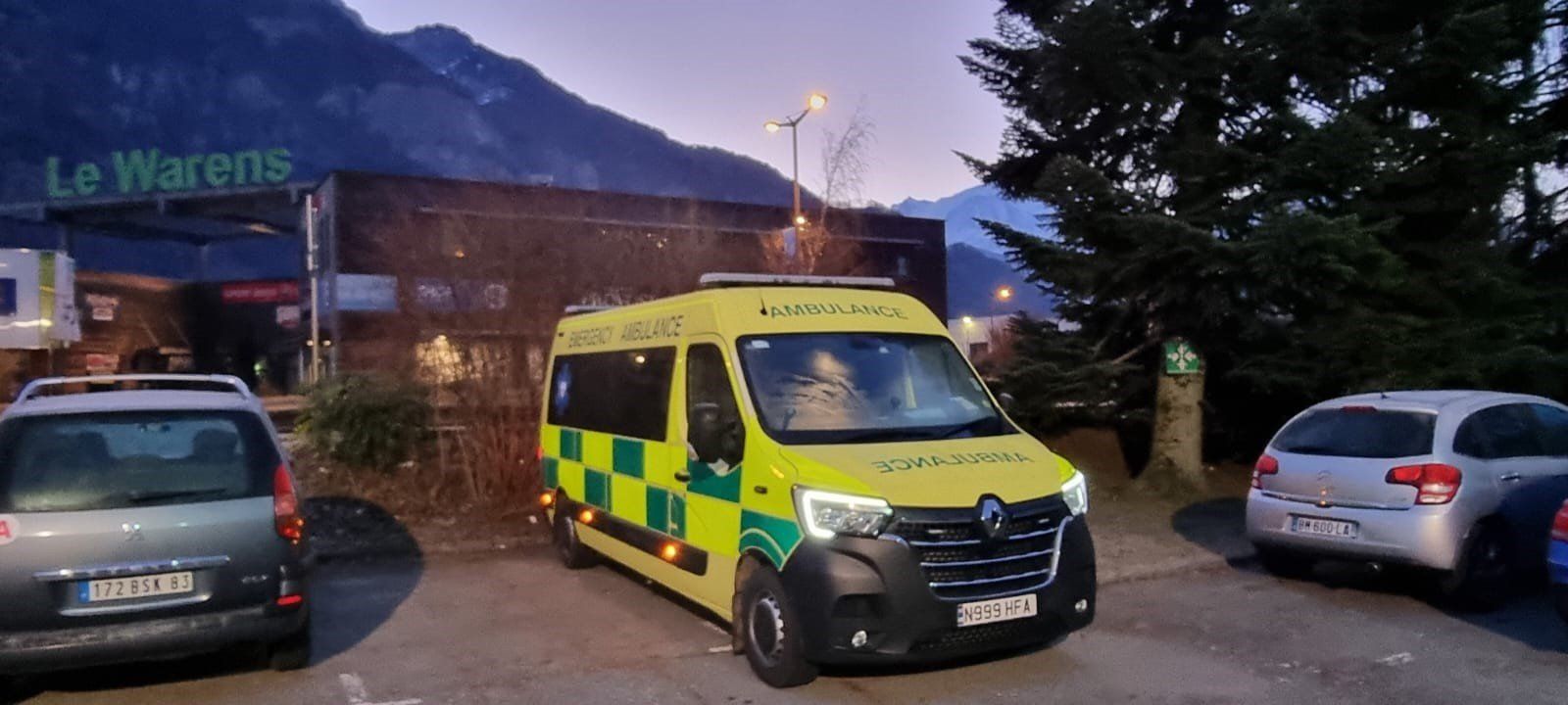 Hearts First Ambulance Service vehicle