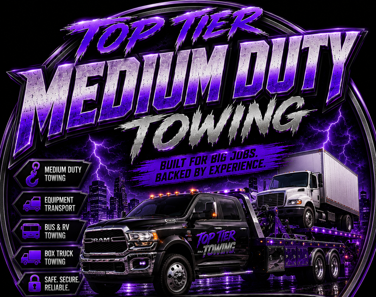 Medium duty towing for box trucks and work vans in Kansas City