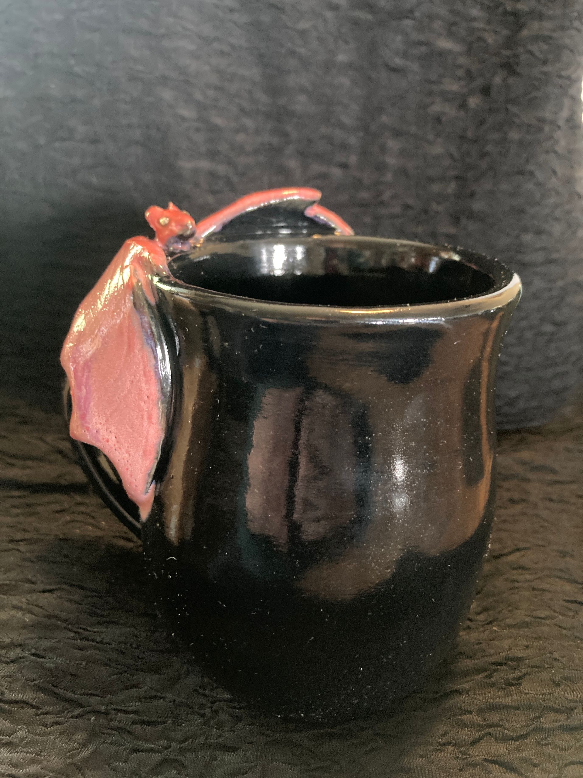 raspberry baby dragon mug