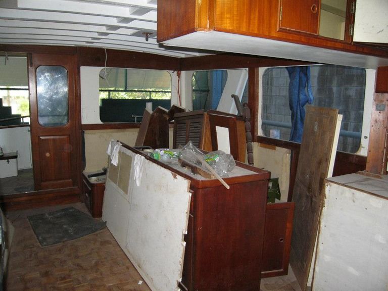 A Room with A Lot of Wooden Pieces on The Floor — Ashby Boat Builders In Buddina, QLD