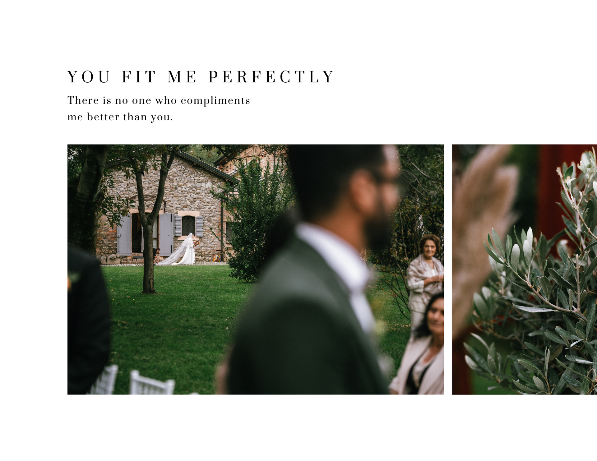 Reportage autentico per matrimoni intimi ed elopement. Fotografia naturale, discreta e senza pose.
