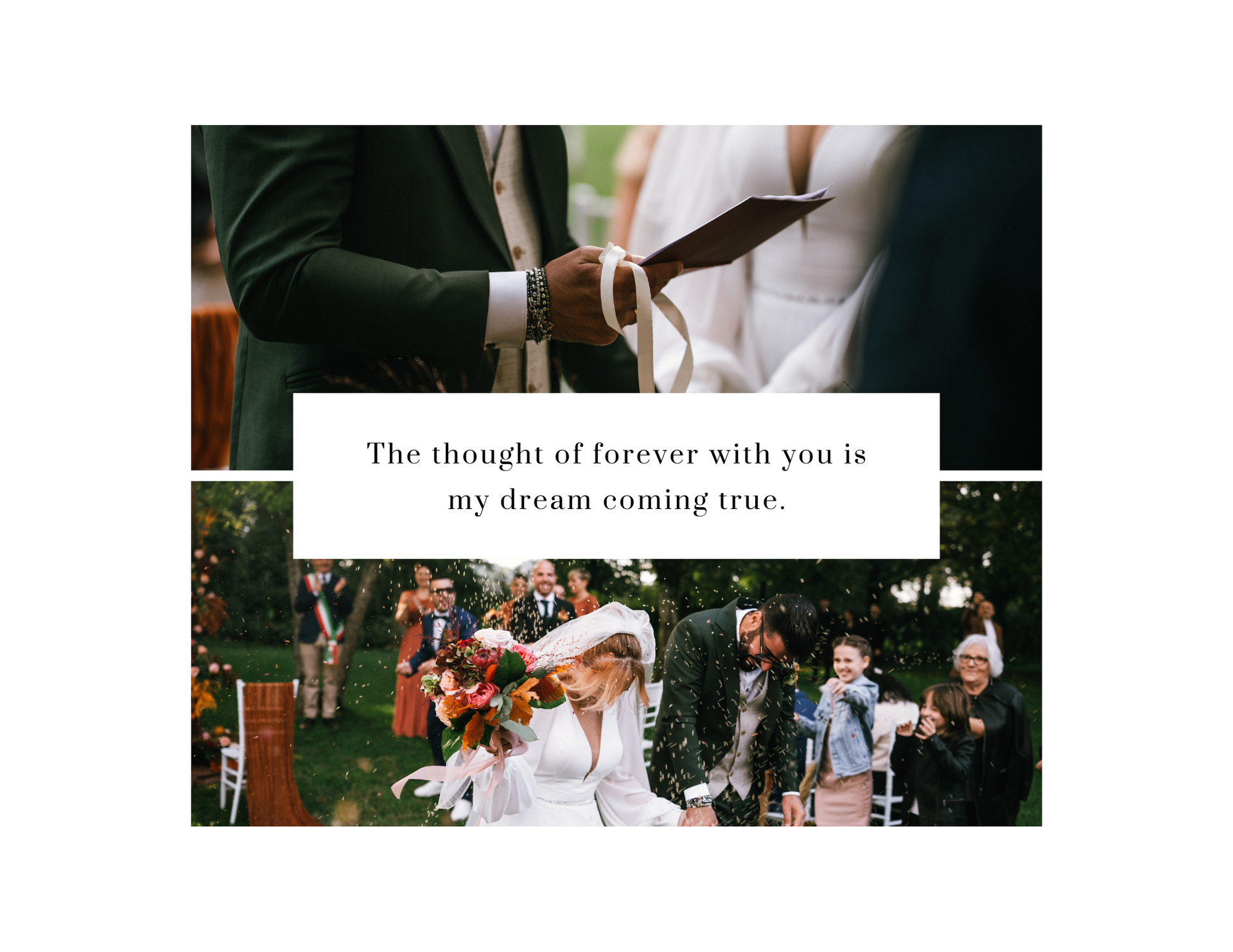 Reportage autentico per matrimoni intimi ed elopement. Fotografia naturale, discreta e senza pose.