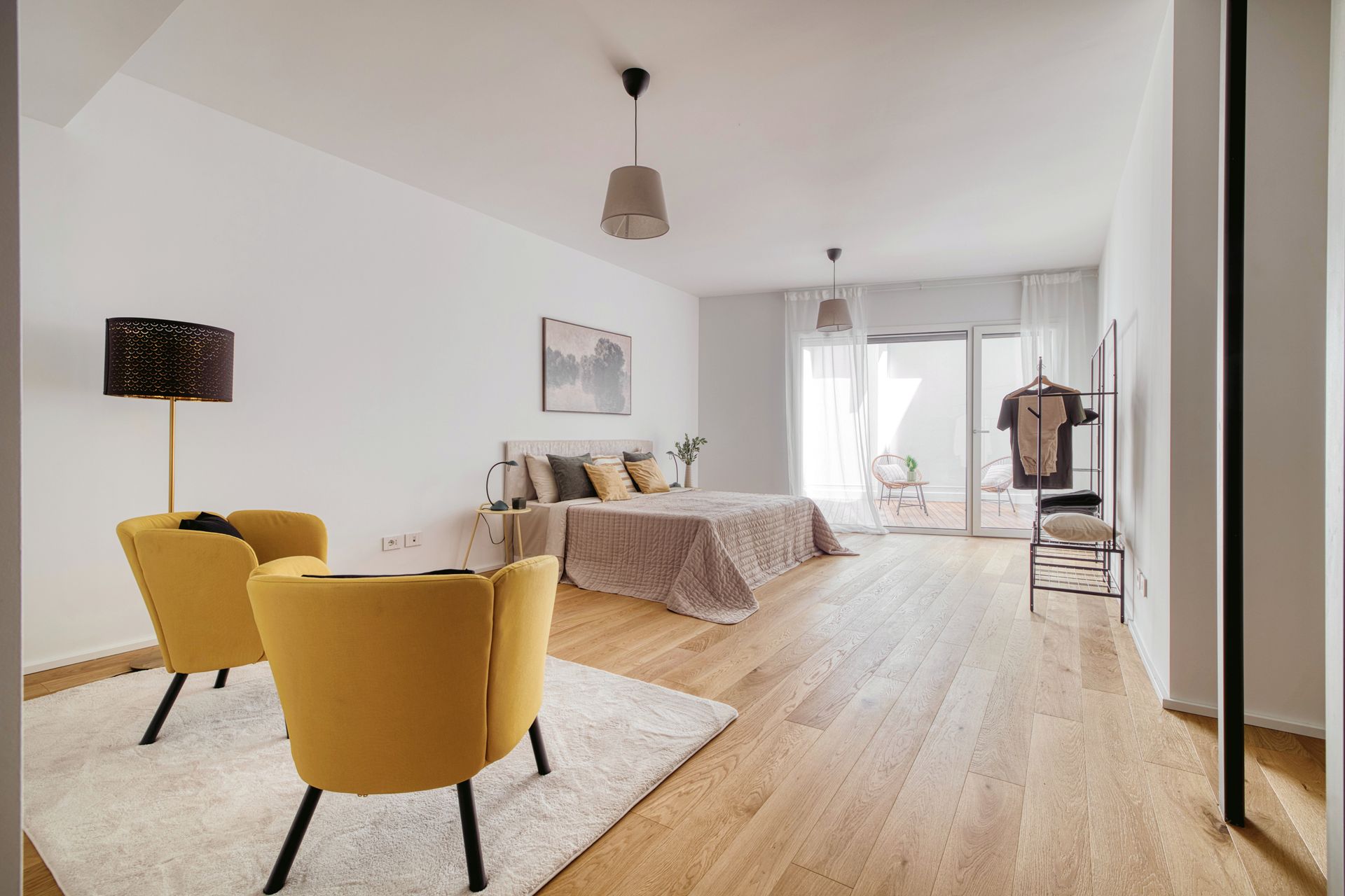 luxury home staging camera da letto suite