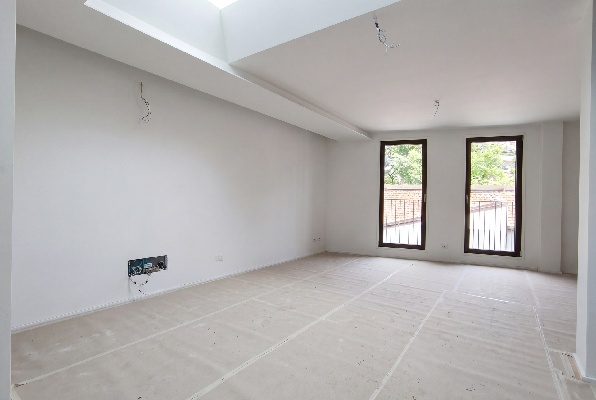 HOME STAGING MILANO living immobile non arredato PRIMA