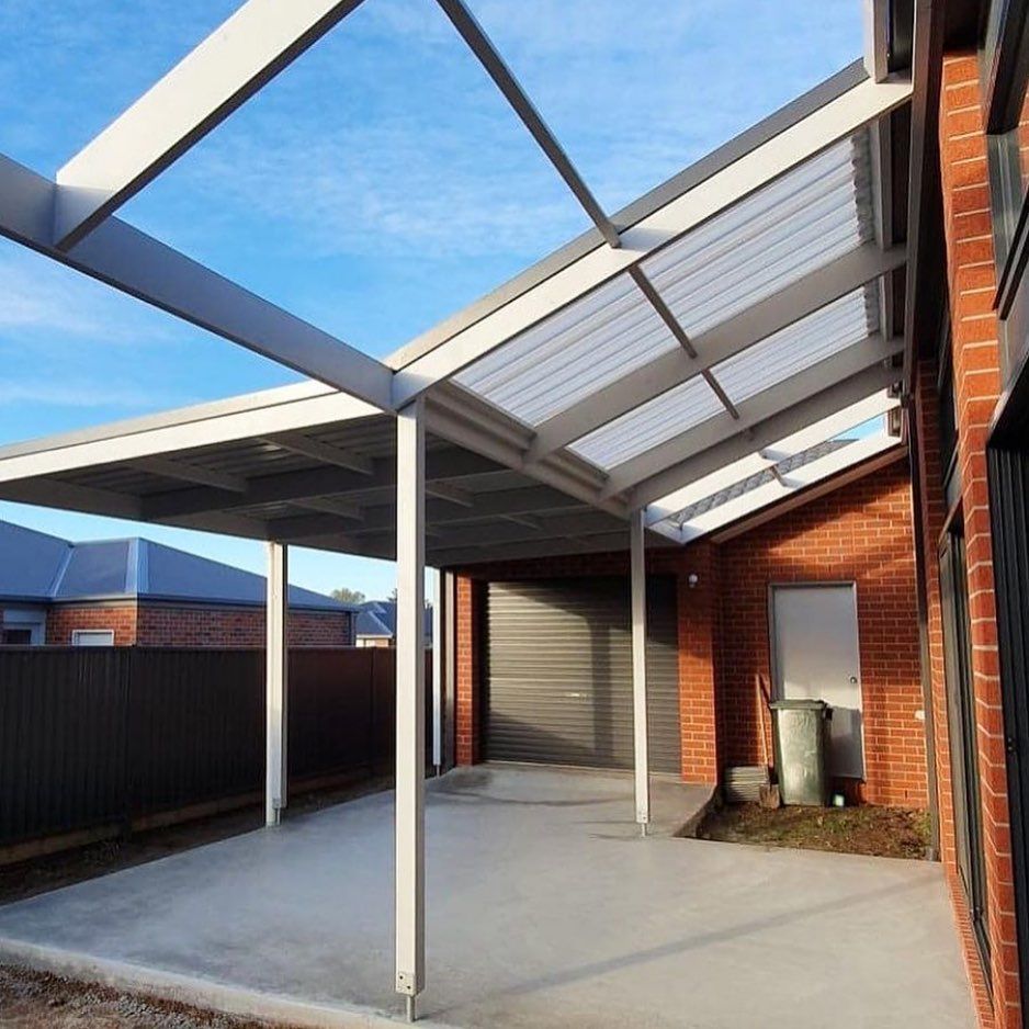 Carport with a Clear Roof — Evoke Building Group In Ballarat, VIC