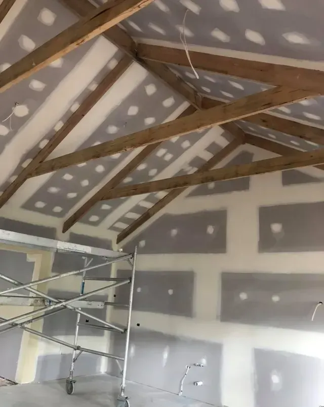 Home extension build in progress — Evoke Building Group Geelong