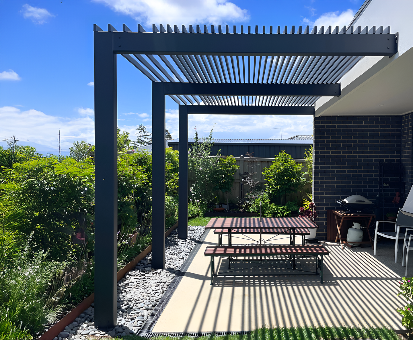Modern Pergola In A Ballarat Backyard