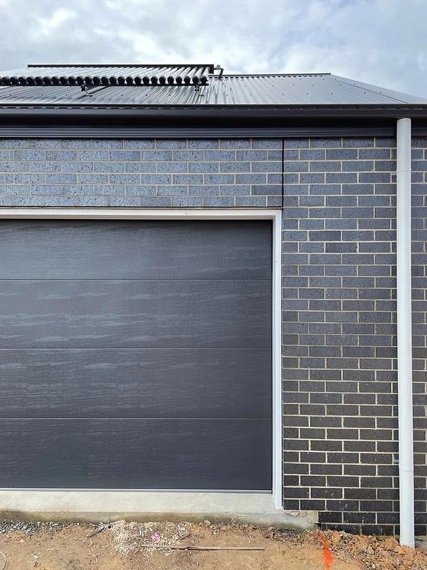 Brand New Garage Door in Lock Up Garage — Evoke Building Group In Ballarat Central, VIC