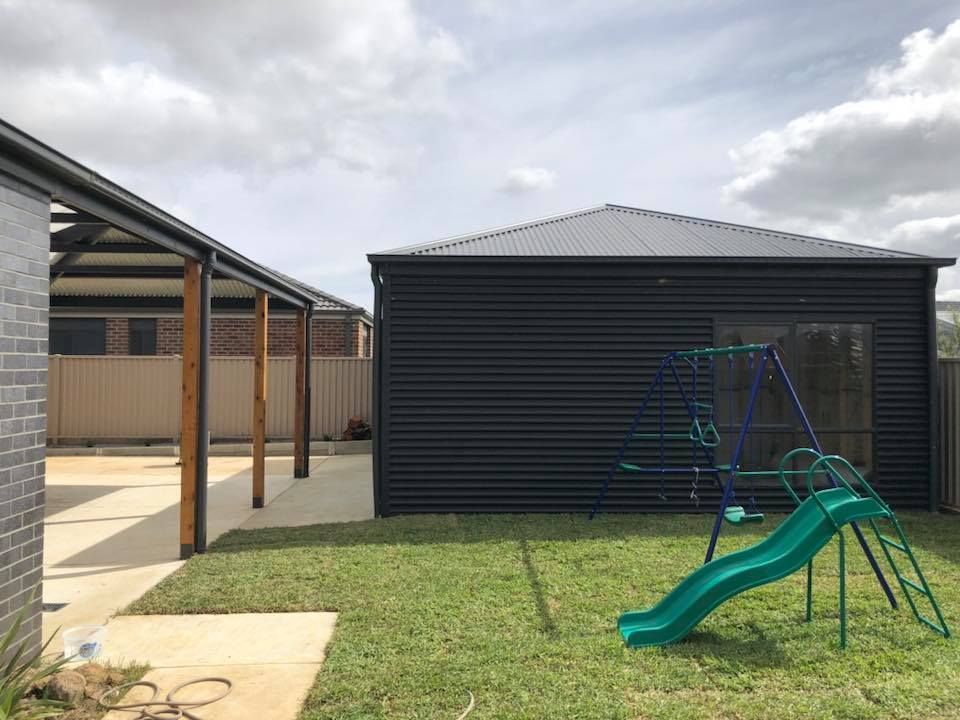 Shed and Playground in Recently Built House — Evoke Building Group In Ballarat Central, VIC