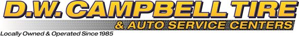 D.W. Campbell Tire & Auto Service Centers logo. 