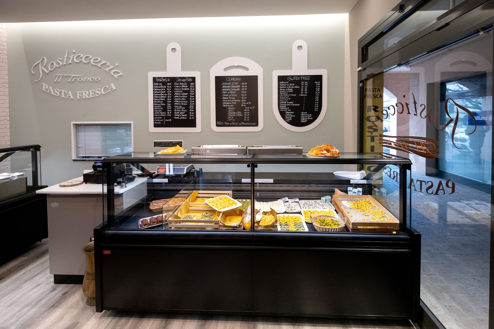 bancone della gastronomia