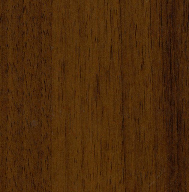 Reflective Gloss Dark Cherry Vohringer lightweight ply sample for traditional luxury campervan interiors.