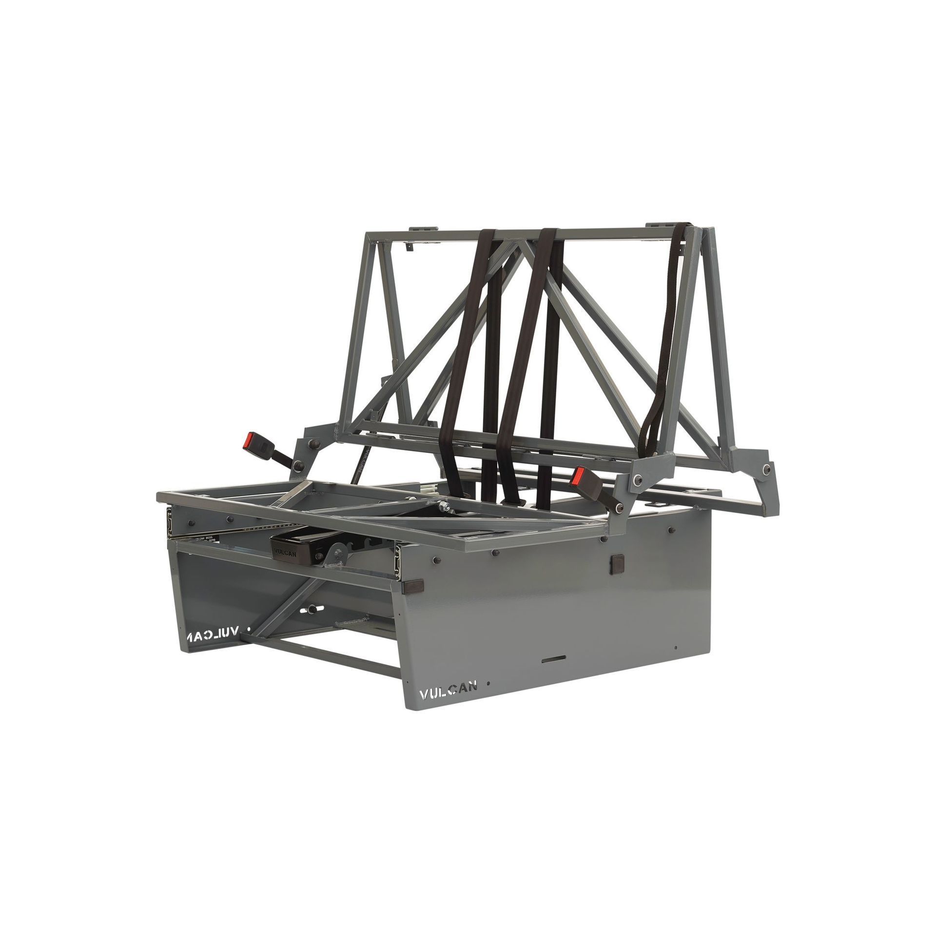 Vulcan M1 crash tested 3 seater rock n roll bed frame for campervan conversions available at AMT Store