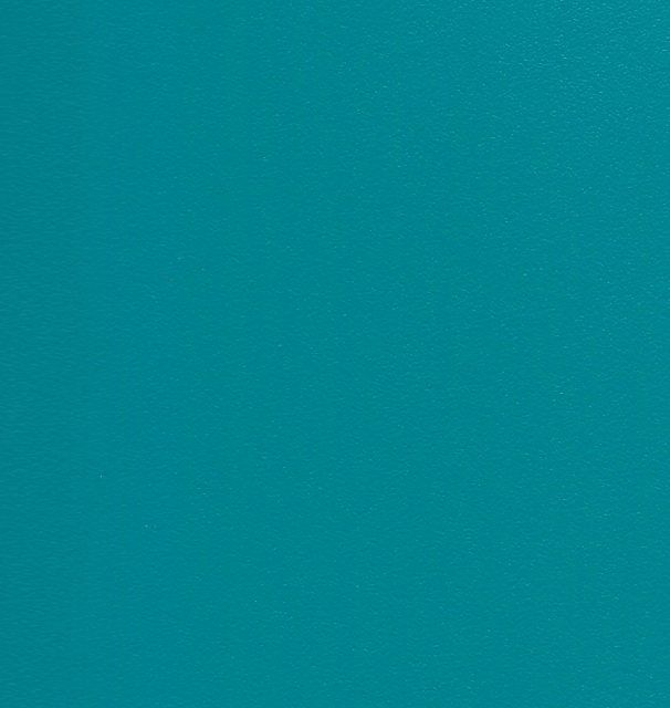 Turquoise Vohringer lightweight plywood swatch for a bold, eye-catching accent color in custom campervan cabinets.