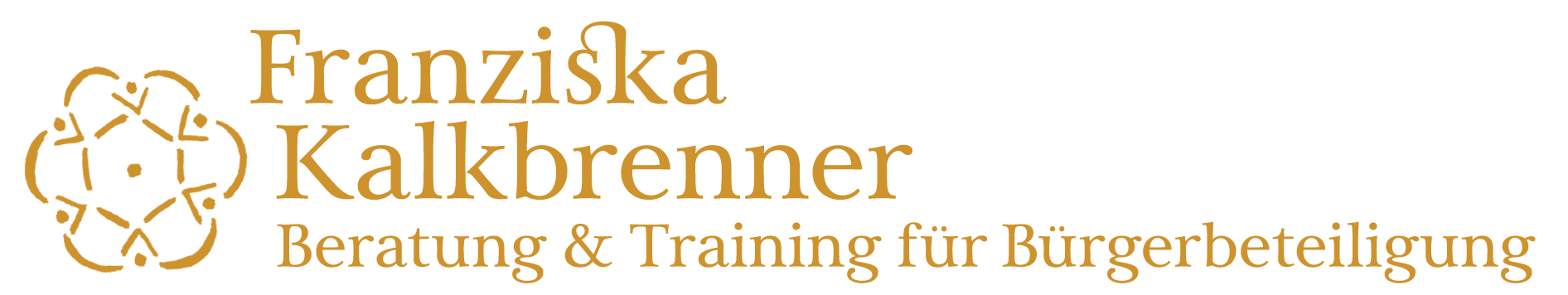Logo: Franziska Kalkbrenner — Beratung und Training für Bürgerbeteiligung
